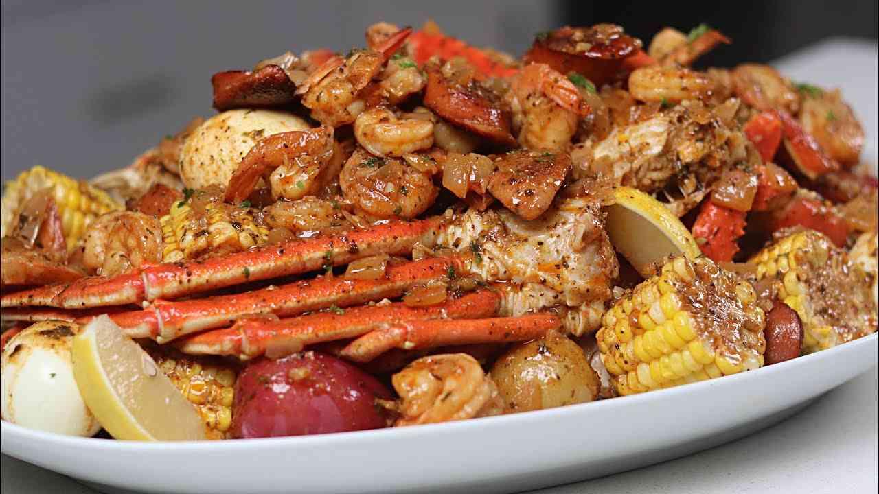 Deep Creole Seafood Boil Recipe with Garlic Butter Sauce
